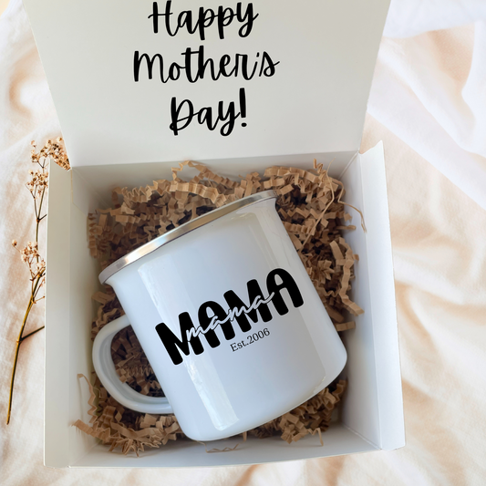 Mothers Day Mug, Custom Enamel Mug