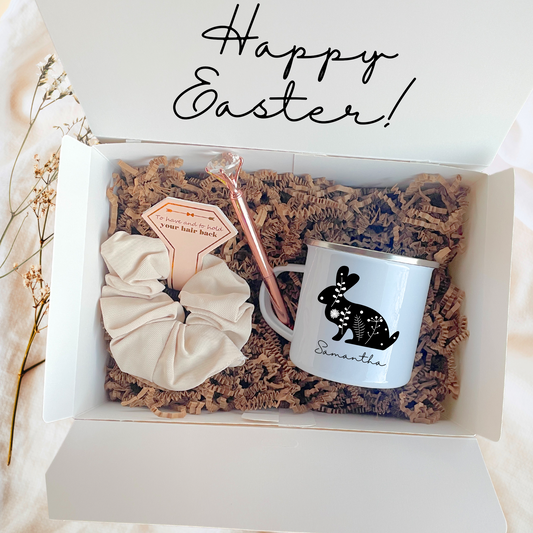 Custom Easter Basket with Personalized Mug