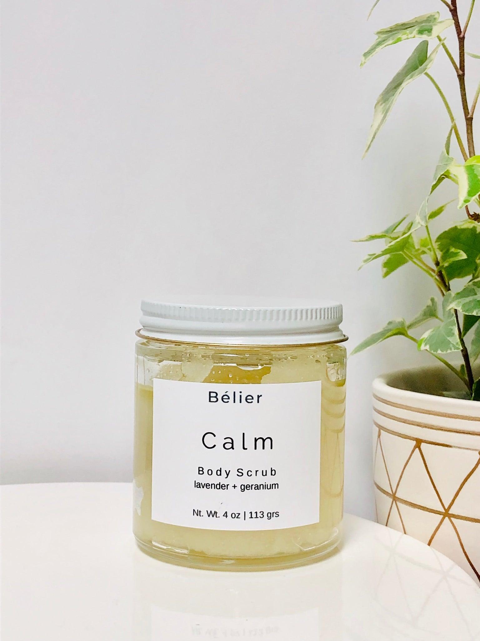 Calm body scrub - Belier Handmade Shop