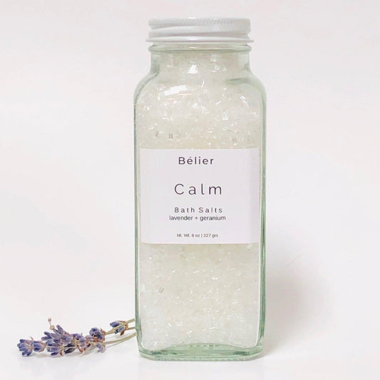 Calm Bath Salts infused with essential oils